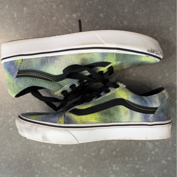 VANS Blotched Comfycush Old Skool Shoes - Picture 12 of 14